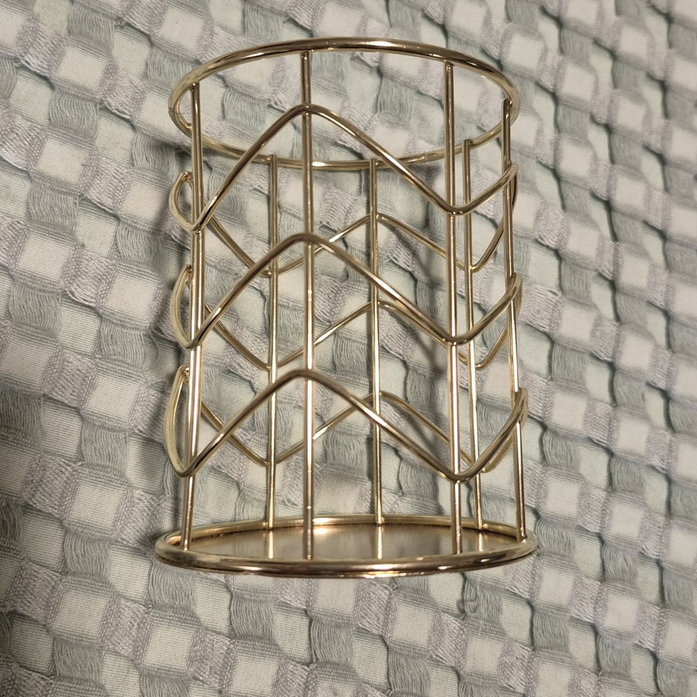Gold Makeup Brush/Pencil/Accessories Holder